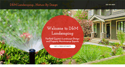 Desktop Screenshot of dmlandscaping.com